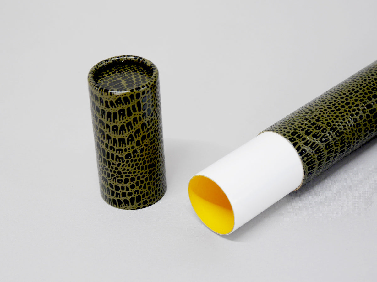 丸筒茶ワニ 36cm(黄内筒）＜在庫限り＞