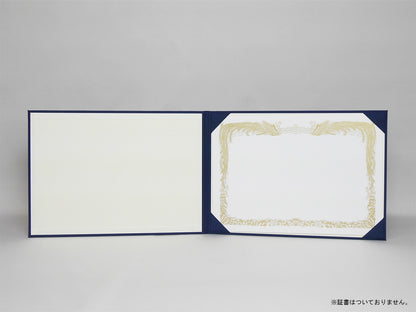 無地賞状・証書ホルダー/B4/証書1枚入れ/コーナー4ヶ所/布