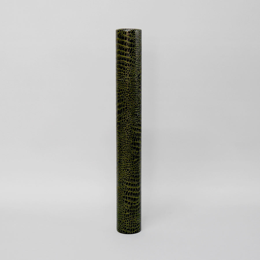 丸筒茶ワニ 36cm(黄内筒）＜在庫限り＞