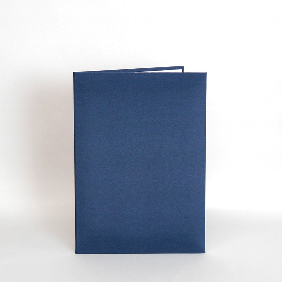 高級布製 無地賞状・証書ホルダー/A3/証書1枚入れ（2つ折）/コーナー4ヶ所